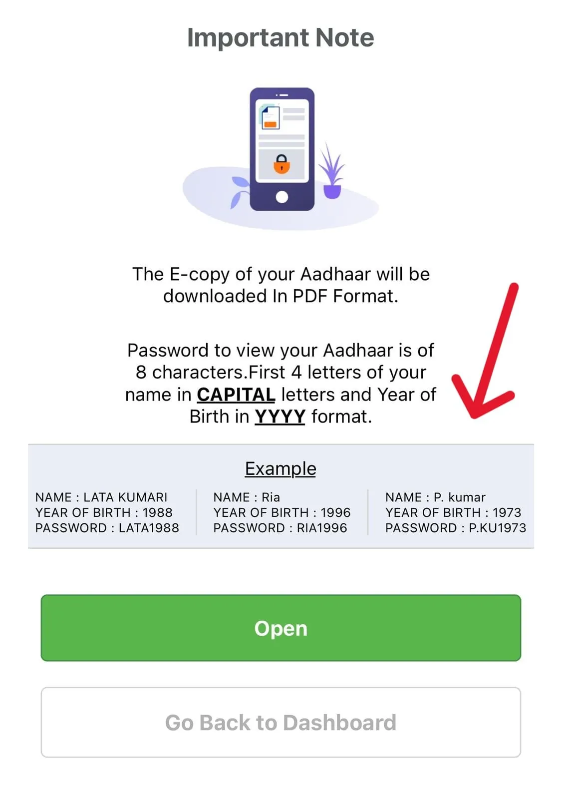 Download e-Copy of Aadhaar